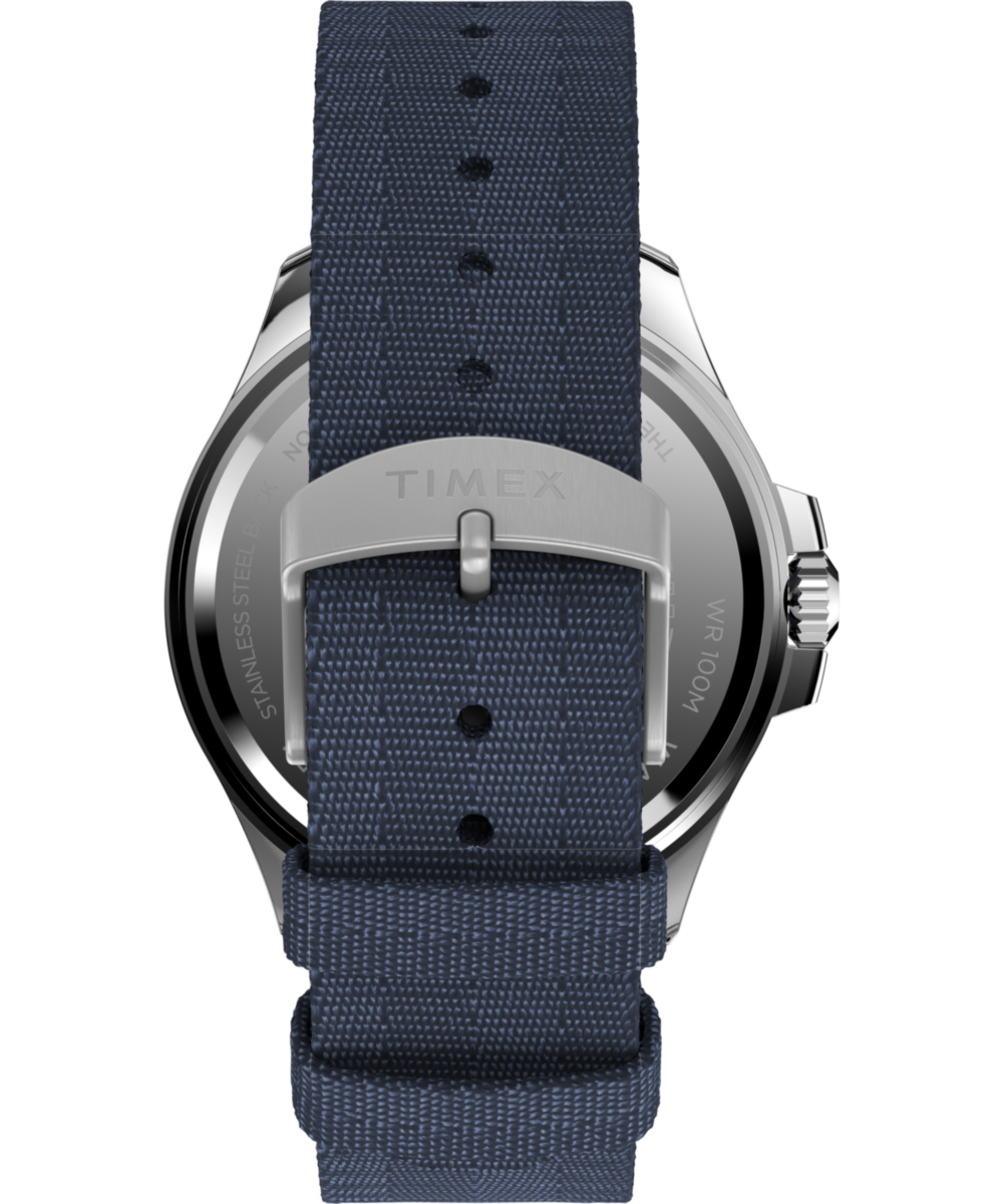 Harborside Coast 44mm Recycled Fabric Strap Watch