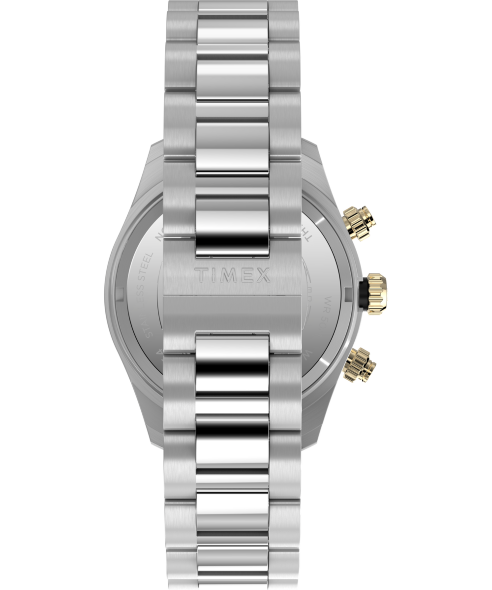 Waterbury Heritage Chronograph 39mm Stainless Steel Bracelet Watch