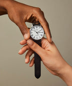 Waterbury Classic 40mm Leather Strap Watch